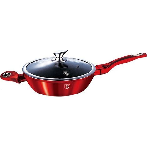 Padella in granito 28 cm Berlinger Haus, linea metallica rossa BH-1260 (1/2)