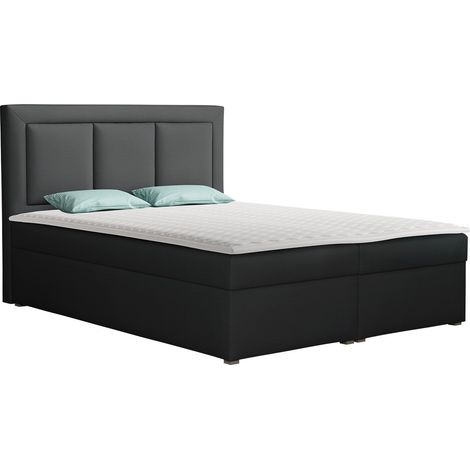 Lit boxspring Pomona 112, Victoria 14 868, Double, Continental, 180x200, Tissu, Disponible, 183x215x115cm (1/5)