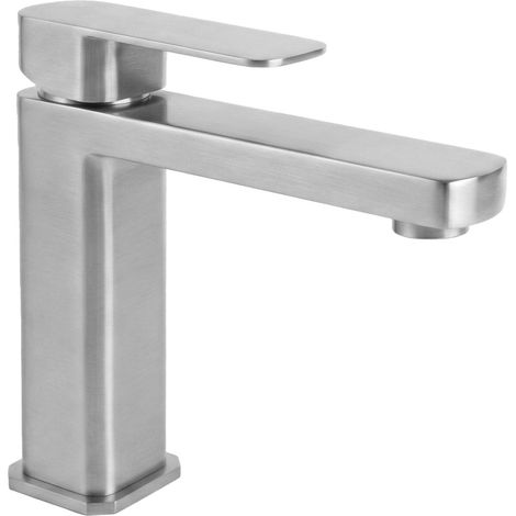 BATHROOM FAUCET REA ARLO BRUSH NICKIEL LOW (1/5)