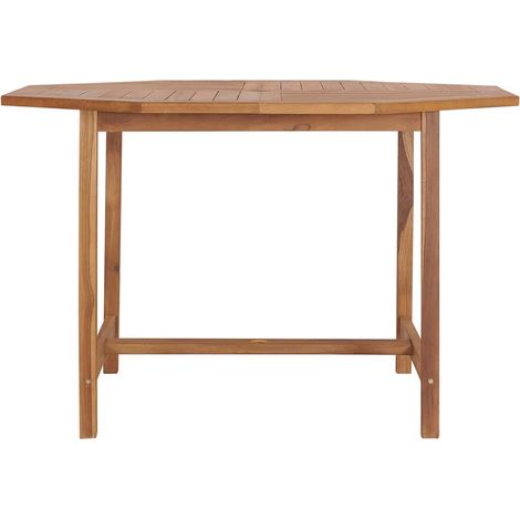 Maison Exclusive - Tavolo Pranzo da Giardino Ø110x110x75 cm Legno Massello di Teak (1/5)