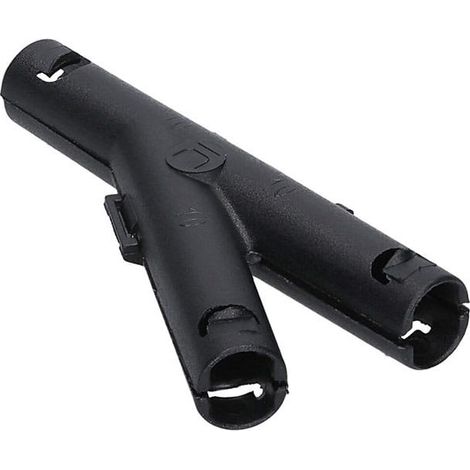 Raccord Y 22-17-17 Form O – Accessoire pour gaine électrique ICTA – Température de fonctionnement -40°C à +135°C – Matériau PA66 noir – Schlemmer
