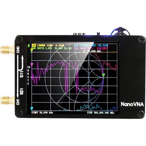 Analyseur D'Antenne de Réseau Vectoriel -H Écran Tactile de 2,8 Pouces, Batterie de 400 MAh, Mesure Du Mode TX/RX (1/5)