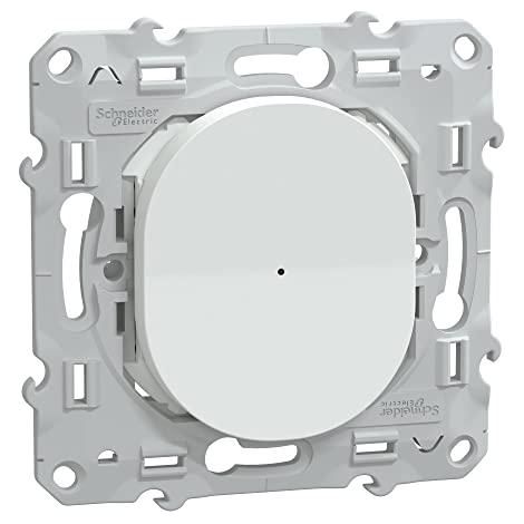 Schneider Electric Wiser Ovalis Dimmer Weiß Einbau