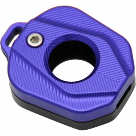 Accessoires de modification de la tête de clé coque de couverture de clé, adaptée pour HONDA CBR250R CBR300R CBR500R (couvercle bleu inférieur noir) (1/5)