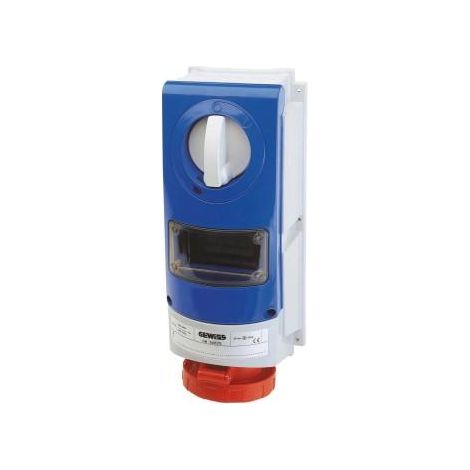 PRISE BL.IP66 S.F.3P+N+T 32A 400V 6H CBF GEWISS GW66820