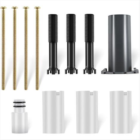 Kit d'extension universel 1 pouce (25 mm) 14048000, compatible avec les accessoires Grohe Grohtherm SmartControl, contrôle 3 prises.