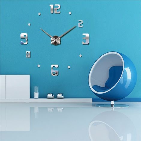 Reloj de pared elegante y con estilo fabricado en material EVA con un mecanismo de reloj preciso, un (1/2)