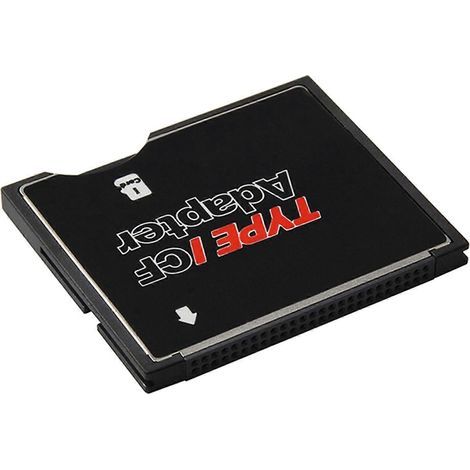 Compact Flash CF-Kartenleseradapter für Micro-SD/SDHC/SDXC TF-Speicherkarten (1/4)