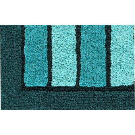 Tappeto Da Bagno Antiscivolo Disegno Line Colore Verde, misura65x130coloreVerde (1/3)