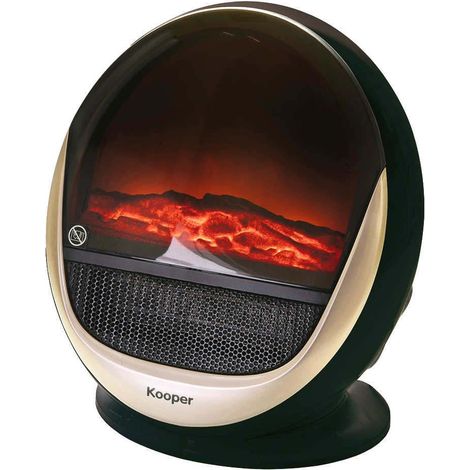 Stufa Termoventilatore Elettrico Effetto Camino 1500w