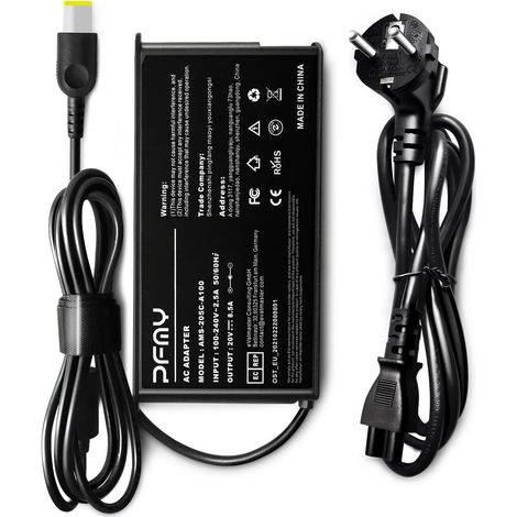 20V 8,5A ADP170SLC3A ADL170NLC3A 170W Adaptateur Secteur Chargeur Ordinateur pour Lenovo ThinkPad P50 P51 P53 W520 W530 P70 P71 E431 E531 T450 T460 T570 T470 E450 E460 E560 L540 L560 Notebook (1/5)