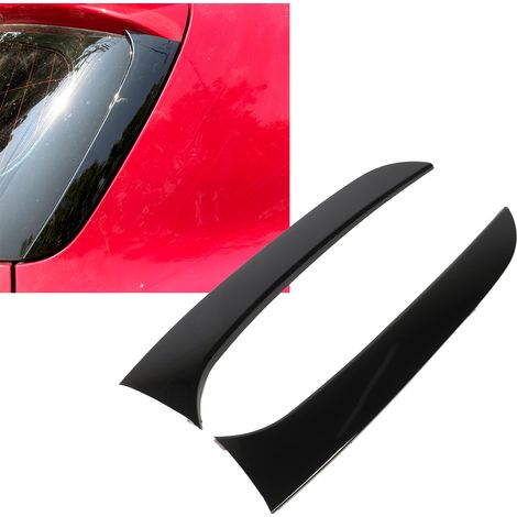 Seitliche Heckscheibenspoiler in Hochglanzschwarz (ein Paar, links und rechts) für BMW 1er F20 F21 2012-2019 (ZST-127) (1/5)