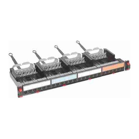 Panneau de brassage BTIC9024C5EU avec 24 connecteurs RJ45 CAT 5E UTP
