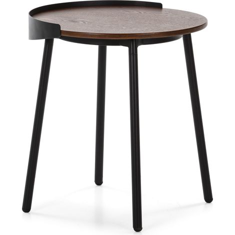 Hilfstisch 50x51x66 braunes Holz / Black Metall Möbel / Chaisspour Alle Stile, um dem Haus eine Note zu verleihen (1/3)