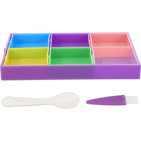 Plateau Rangement Plastique pour Diamant Capacité Grosse Tri (1/5)