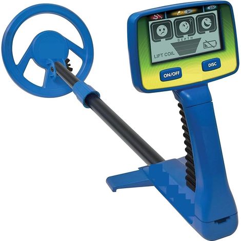 Détecteur de métaux pour adultes Détecteur de métaux dorés for enfants 10-100cm, haute sensibilité, Mode tout métal et disque, pointeur bobine de 6.8 pouces, cadeau for enfants Étanche professionnelle (1/5)