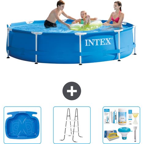 Intex Piscine Tubulaire Ronde - 305x76 cm - 4-pièces  S22454
