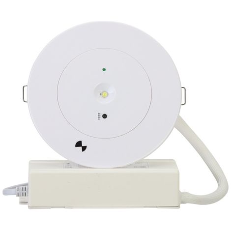 Downlight LED de emergencia Maude con autotest 3W 6000K