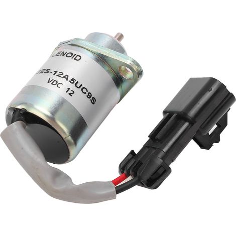 Motorstopp-Magnetventil 1503ES 12A5UC9S, Kraftstoffabschalt-Magnetventil für Kubota, 12V DC, kompatibles Ersatzteil. (1/5)