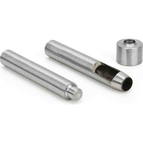 Lot de 3 matrices de perforation pour œillets en acier inoxydable pour boucles de vêtements (outil de frappe à la main pour boucle de toile de 11,5 mm (1/5)