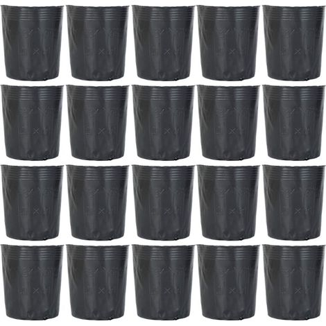 300 Pcs Pépinière De Plantes Pots en Plastique Dégradable Pot De Démarrage Jardin Fleur Nutrition Pot Jardin Outil pour Succulentes Boutures Semis 10X10 Cm (1/5)