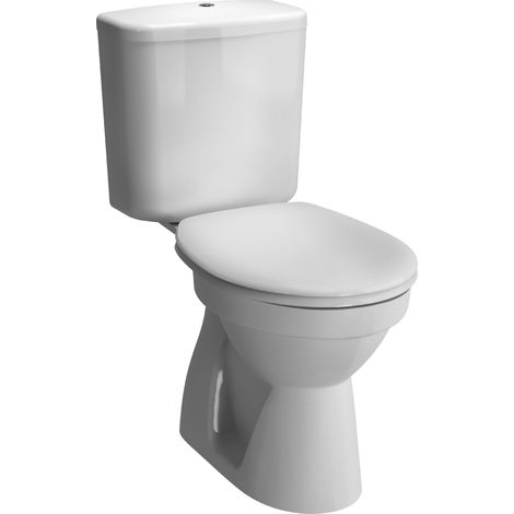 Vitra – Pack WC suspendu NORMUS blanc 3/6l sortie verticale – Chasse d'eau économique – Réservoir céramique – 9770B0030599 (1/4)