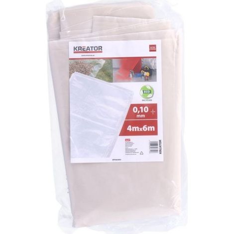 Protección kreativeur cubierta 4x6m plástico impermeable resistente desgarro (1/5)