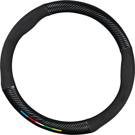 Lenkradbezug aus echtem Leder, angenehm anzufassen, Ersatz für Mazda 3 Axela CX5 Raptor CX4 Atenza CX30 (1/5)