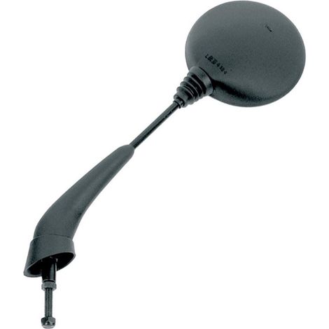 Espejo retrovisor derecho negro de 8 mm para Piaggio/Vespa Liberty 50/125/150 1997-2008