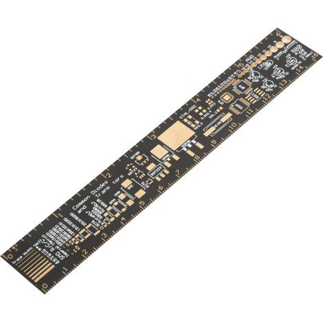 6-Zoll (15 cm) Hochpräzisions-Leiterplattenlineal-Set, Lineal, Messwerkzeug für Elektronik-Ingenieure (1/5)