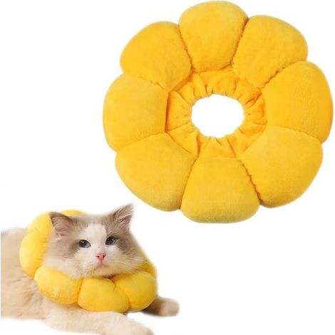 Verstellbare Nackenstütze, geeignet für Katzen – weich und bequem Verstellbares Halsband, geeignet für Hunde (L) (1/5)
