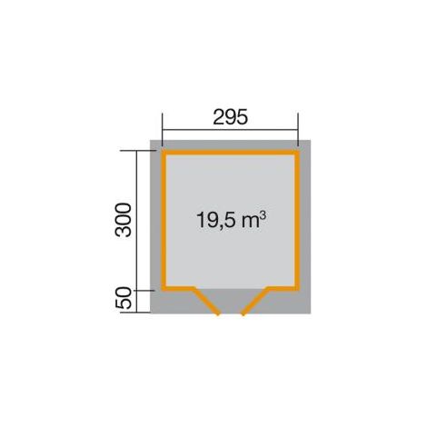 Designh.Marlo 126 Gr.3, s.rot B295 x T300 cm