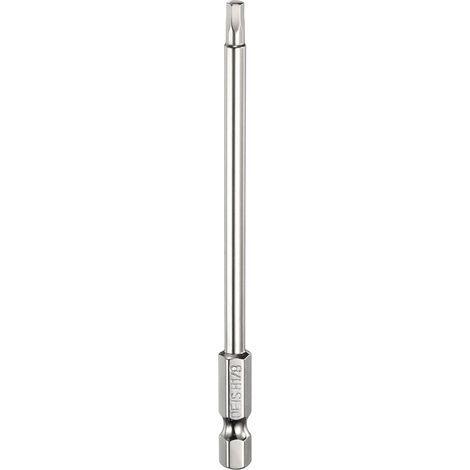 Embout de Tournevis à Tête Hexagonale 1/8" Pointe Plate 1/4" Tige Hexagonale 4" Long Clé à Embout Magnétique Pour Perceuse à Vis, Douille Chromée (1/5)