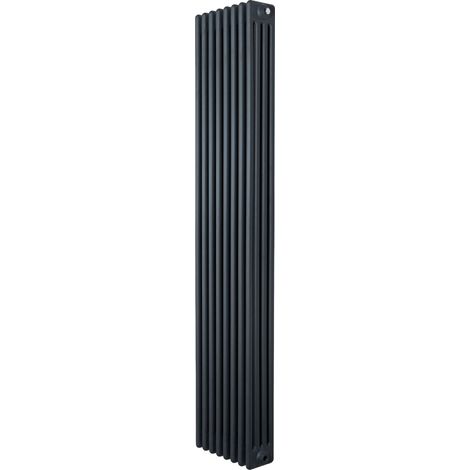 Traditional 4 Column Radiator - 1800 x 380mm - Anthracite Grey