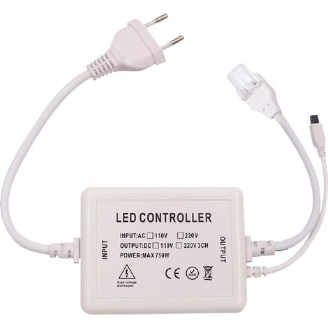 Régulateur de luminosité 750W pour bande LED 12 mm