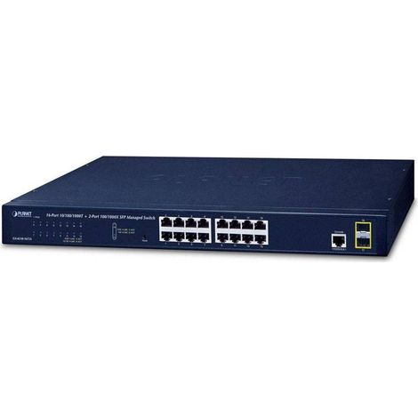 Planet IPv4/IPv6, 16 ports 10/100/1000Bas, GS-4210-16T2S