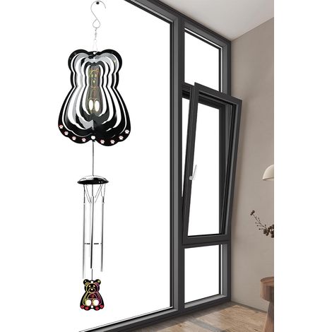 für den Garten drehender 3D Spinner dekorativer