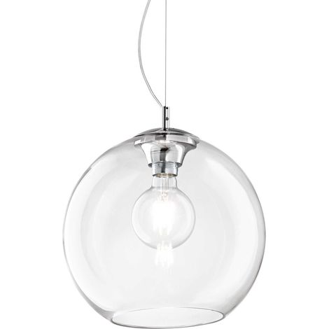 Ideal Lux Nemo Clear - 1 Light Large Globe Deckenanhänger klar, E27 (1/2)