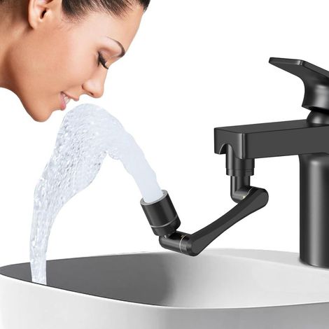 Klappbarer, mechanischer Doppelfluss-Badezimmerarmaturen-Verlängerungssatz aus Aluminium (1/5)