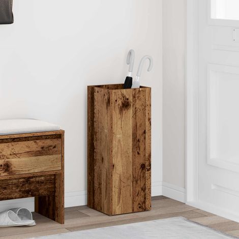 Umbrella Stand Old Wood 25 x 24.5 x 64 cm Engineered Wood vidaXL (1/5)
