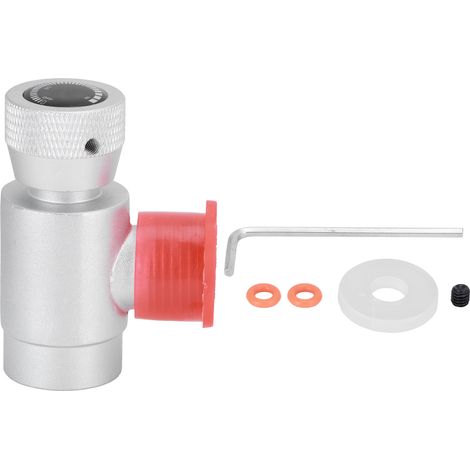 Adaptateur de Recharge CO2 Filetage W21.8-14 pour Machine à Soda en Aluminium Intégré