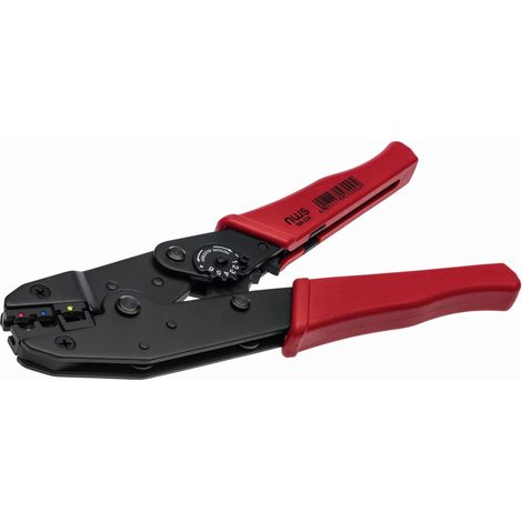 Pinza crimpatrice NWS con cricchetto per terminali cilindrici non isolati 0,25-10 mm² (1/5)