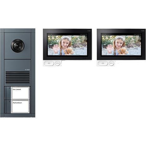 Siedle Video Set Vario Axiom VVA 700-2 anthrazitgrau