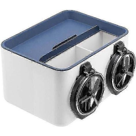 Boîte à mouchoirs pour voiture, porte-gobelets, organiseur d'accoudoir, support de téléphone, porte-boisson pliable (1/4)