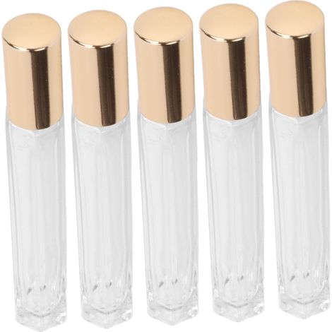 Flacons Vaporisateurs de Parfum Rechargeables en Verre Transparent, Flacons D'échantillon D'atomiseur de Parfum à Brume Fine avec Outils de Remplissage pour Huiles Essenti (1/5)