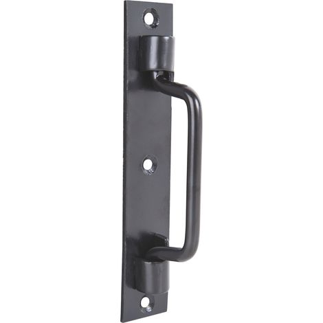 Poignée de porte – St. Etienne – noire – 160 x 30 mm – qualité supérieure – Marque Alberts (1/2)