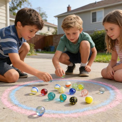 100 Pièces Billes en Verre Enfant Galots Billes Colorées 16mm Billes en Verre Bariolées Petites Billes de Verre pour Enfants Jeu de Billes Décoration de Plantes