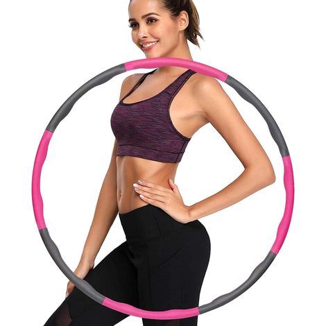 Cercle de fitness amovible pour la perte de poids et le massage, adapté aux adultes et aux enfants, pour exercices à domicile (1/5)