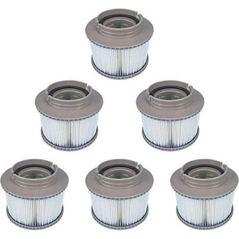 Confezione da 6 filtri di ricambio per MSpa FD2089, cartuccia filtrante per piscine e spa. (1/5)