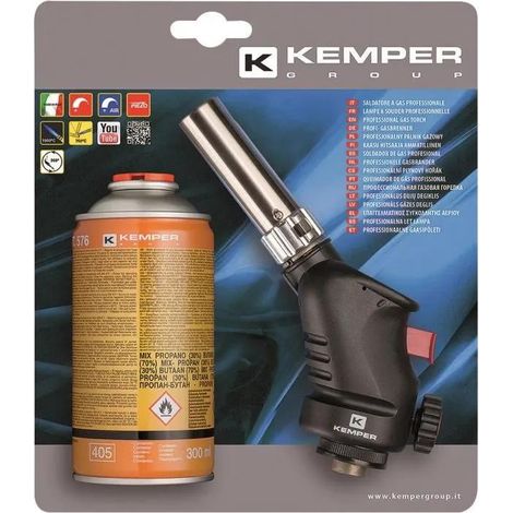 Lampe à souder piezo avec cartouche 1060 - Kemper - 1060KIT
